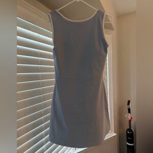 YPB Abercrombie Blue Low Back Athletic Dress with Built in Shorts